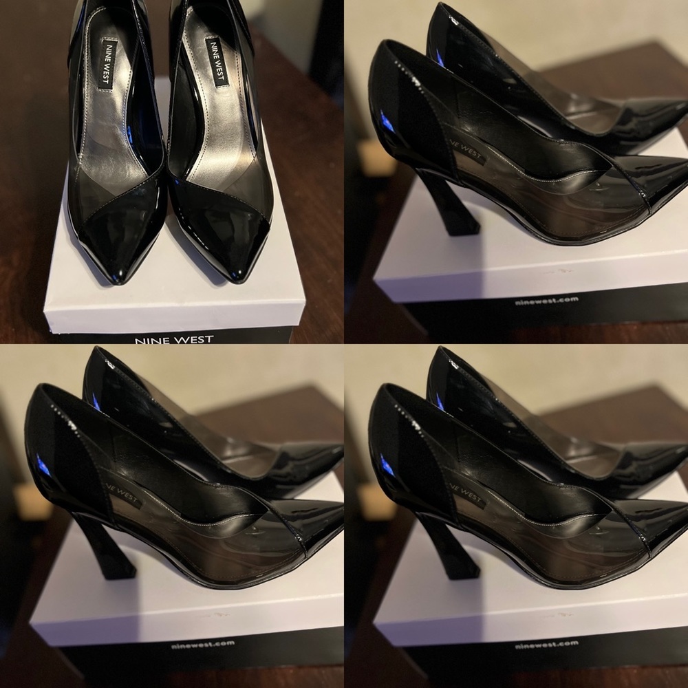 Stylish black heel